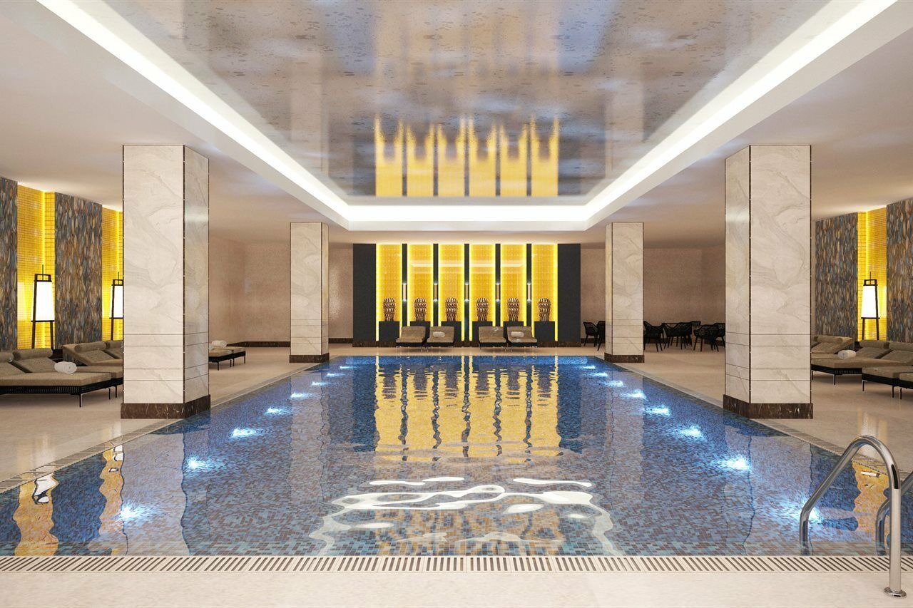 Doubletree By Hilton Antalya City Centre Antália Exterior foto The pool at the spa